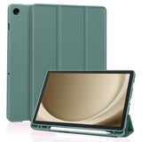 Husa tableta pentru Samsung Galaxy Tab A9 Plus, Techsuit Flex Trifold (cu Pencil Holder), gri
