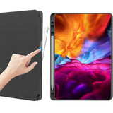 Husa tableta pentru Samsung Galaxy Tab A9 Plus, Techsuit Flex Trifold (cu Pencil Holder), gri