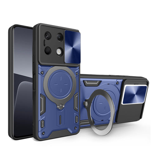 Husa pentru Xiaomi Redmi Note 13 4G, Techsuit CamGuard Pro, albastru