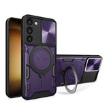 Husa pentru Samsung Galaxy S23, Techsuit CamGuard Pro, albastru