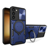 Husa pentru Samsung Galaxy S23, Techsuit CamGuard Pro, albastru