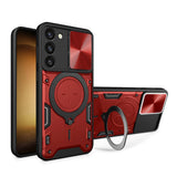 Husa pentru Samsung Galaxy S23, Techsuit CamGuard Pro, albastru