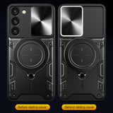 Husa pentru Samsung Galaxy S23, Techsuit CamGuard Pro, albastru