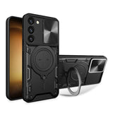 Husa pentru Samsung Galaxy S23, Techsuit CamGuard Pro, albastru