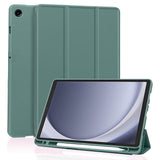 Husa tableta pentru Samsung Galaxy Tab A9, Techsuit Flex Trifold (cu Pencil Holder), gri