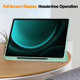 Husa tableta pentru Samsung Galaxy Tab S9 Ultra, Techsuit Flex Trifold (cu Pencil Holder), gri