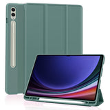 Husa tableta pentru Samsung Galaxy Tab S9 Ultra, Techsuit Flex Trifold (cu Pencil Holder), gri