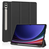 Husa tableta pentru Samsung Galaxy Tab S9 Ultra, Techsuit Flex Trifold (cu Pencil Holder), gri