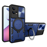 Husa pentru Motorola Moto G72, Techsuit CamGuard Pro, albastru