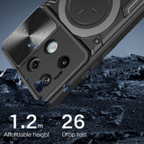 Husa pentru Xiaomi Redmi Note 13 Pro 5G, Techsuit CamGuard Pro, albastru
