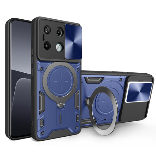 Husa pentru Xiaomi Redmi Note 13 Pro 5G, Techsuit CamGuard Pro, albastru