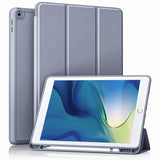 Husa tableta pentru iPad 8 10.2 (2020), Techsuit Flex Trifold (cu Pencil Holder), gri