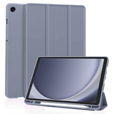 Husa tableta pentru Samsung Galaxy Tab A9, Techsuit Flex Trifold (cu Pencil Holder), gri
