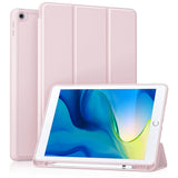 Husa tableta pentru iPad 8 10.2 (2020), Techsuit Flex Trifold (cu Pencil Holder), gri
