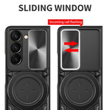 Husa pentru Samsung Galaxy Z Fold5, Techsuit CamGuard Pro, albastru