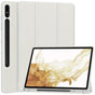 Husa tableta pentru Samsung Galaxy Tab S7 Plus 12.4 T970/T976, Techsuit Flex Trifold (cu Pencil Holder), gri