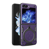 Husa pentru Samsung Galaxy Z Flip5, Techsuit CamGuard Pro, albastru