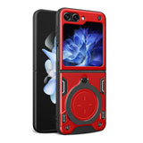 Husa pentru Samsung Galaxy Z Flip5, Techsuit CamGuard Pro, albastru