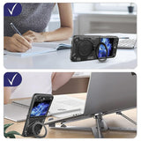 Husa pentru Samsung Galaxy Z Flip5, Techsuit CamGuard Pro, albastru