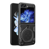 Husa pentru Samsung Galaxy Z Flip5, Techsuit CamGuard Pro, albastru