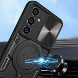 Husa pentru Samsung Galaxy A34 5G, Techsuit CamGuard Pro, albastru