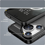Husa pentru Huawei Pura 70 Pro, Techsuit Carbon Silicone, albastru