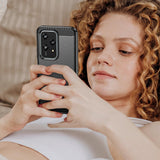 Husa pentru Honor 200 Lite, Techsuit Carbon Silicone, albastru
