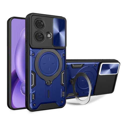 Husa pentru Motorola Edge 40 Neo, Techsuit CamGuard Pro, albastru