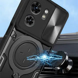 Husa pentru Motorola Edge 40 Neo, Techsuit CamGuard Pro, albastru