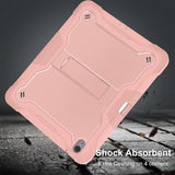 Husa tableta pentru iPad Air 13 (2024), Techsuit Rugged TabShell + Screen Protector, roz