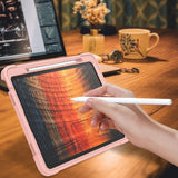 Husa tableta pentru iPad Air 13 (2024), Techsuit Rugged TabShell + Screen Protector, roz