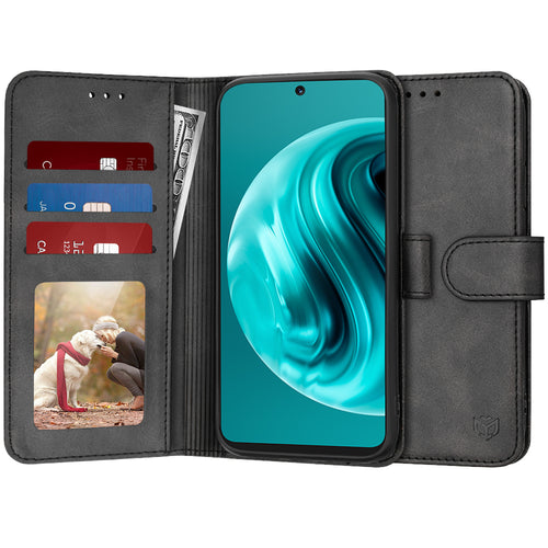 Husa pentru Huawei nova 12i, Techsuit Diary Book, negru