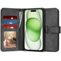 Husa pentru iPhone 15 Plus, Techsuit Diary Book, negru