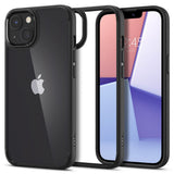 Husa pentru iPhone 13, Spigen Ultra Hybrid (ACS03523), negru;transparenta