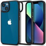 Husa pentru iPhone 13, Spigen Ultra Hybrid (ACS03523), negru;transparenta