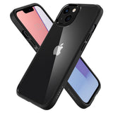 Husa pentru iPhone 13, Spigen Ultra Hybrid (ACS03523), negru;transparenta