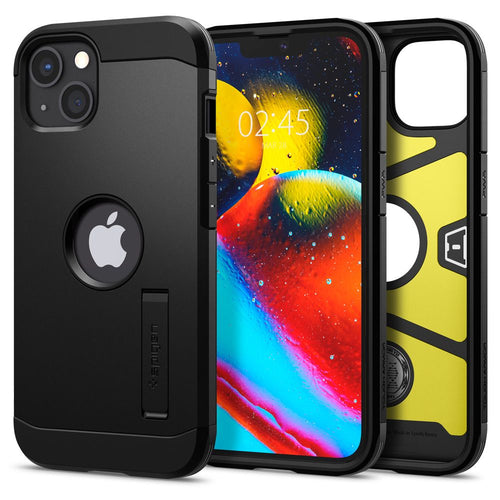 Husa pentru iPhone 13, Spigen Tough Armor (ACS03539), negru