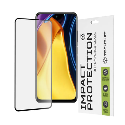 Folie de protectie pentru Xiaomi Redmi Note 10 5G, Techsuit 111D Full Cover / Full Glue Glass
