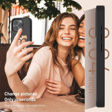 Husa pentru iPhone 15 Pro, Techsuit SmartScreen NFC, negru