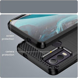 Husa pentru Nokia C22, Techsuit Carbon Silicone, albastru