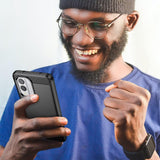 Husa pentru Nokia X30, Techsuit Carbon Silicone, albastru
