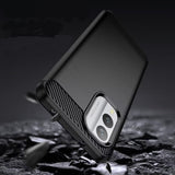 Husa pentru Nokia X30, Techsuit Carbon Silicone, albastru
