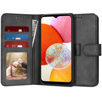 Husa pentru Samsung Galaxy A14 5G, Techsuit Diary Book, negru