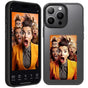 Husa pentru iPhone 15 Pro, Techsuit SmartScreen NFC, negru
