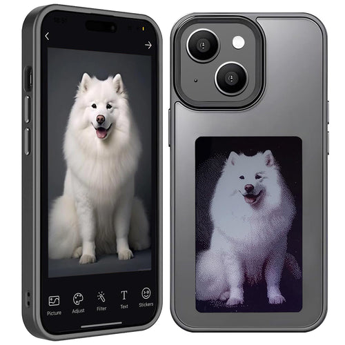Husa pentru iPhone 15, Techsuit SmartScreen NFC, negru
