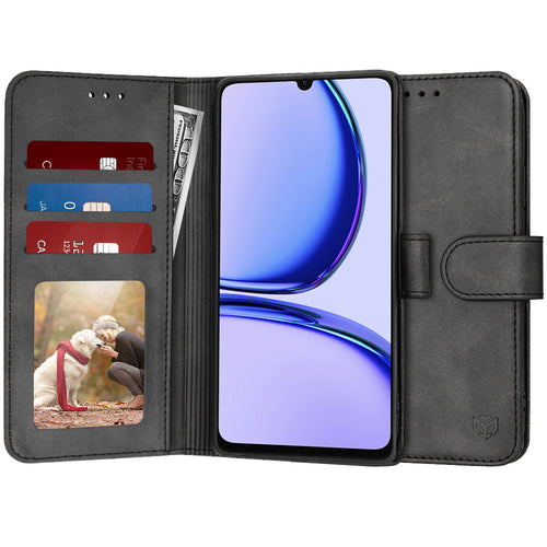 Husa pentru Realme C53, Techsuit Diary Book, negru
