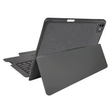Husa tableta pentru iPad Pro 13 (2024), Techsuit KeyTab Pro + Folie de protectie (cu RGB Wireless Keyboard/Stylus pen Holder), negru