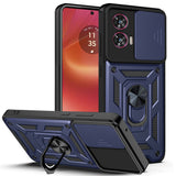 Husa pentru Motorola Edge 50 Fusion, Techsuit CamShield Series, albastru