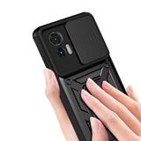 Husa pentru Motorola Edge 50 Fusion, Techsuit CamShield Series, albastru