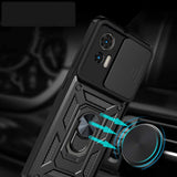 Husa pentru Motorola Edge 50 Fusion, Techsuit CamShield Series, albastru